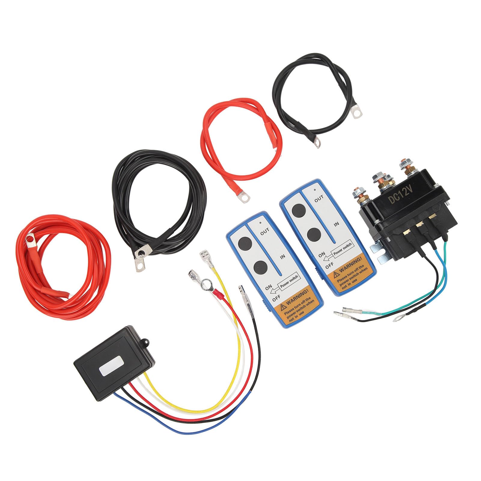 Kit De Télécommande Sans Fil 12V Pour Treuil De Camion UTV Compatible 2000 À 5000 Livres Avec Relais De Solénoïde Robuste Pour Une Puissance Améliorée Et Une Longue Durée De Vie