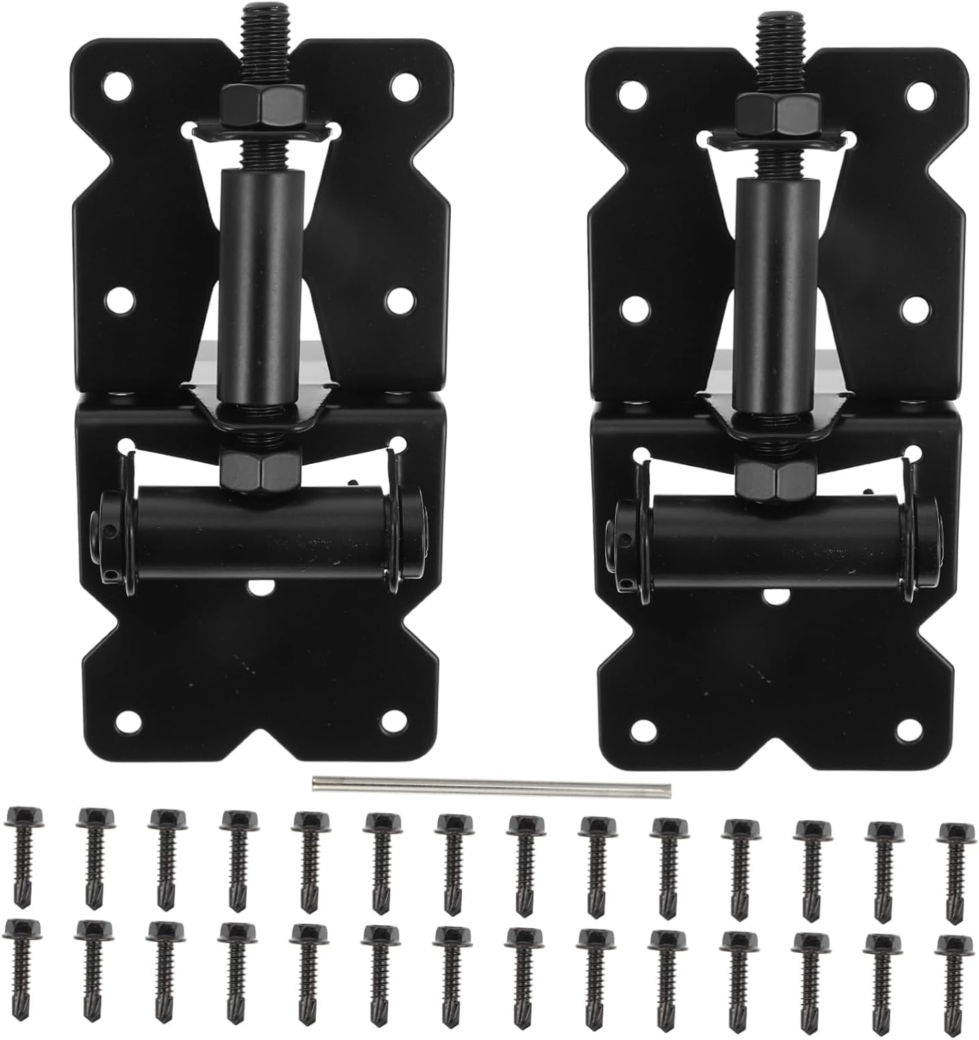 LIFKOME 2pcs Heavy Duty Barn Door Hinges Gate Hinges for Fences Precision Craftsmanship Weather Resistant for Use