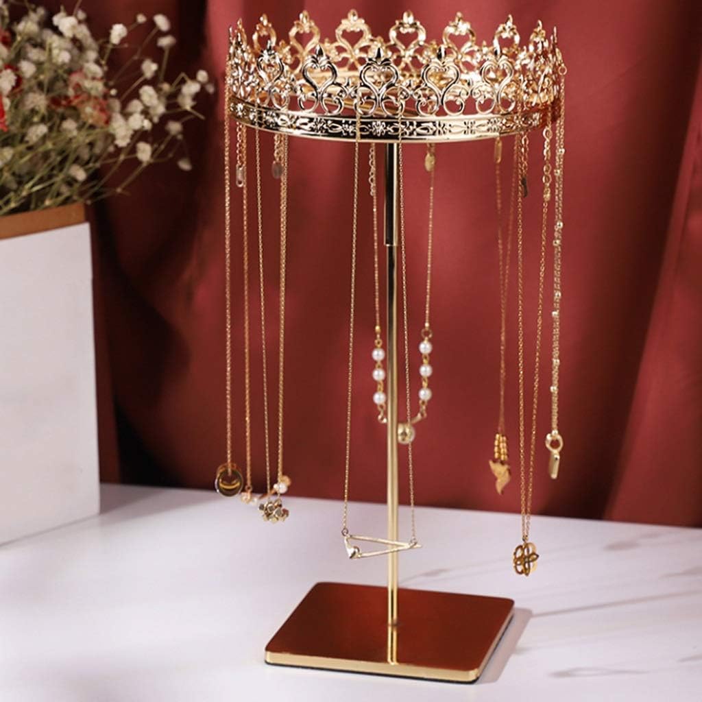 Earrings Shelf Women's Home Vertical Retro Necklace Earrings Jewelry Jewelry Display Storage Rack (Size : Large) guanjun1975 (Size : L) ()