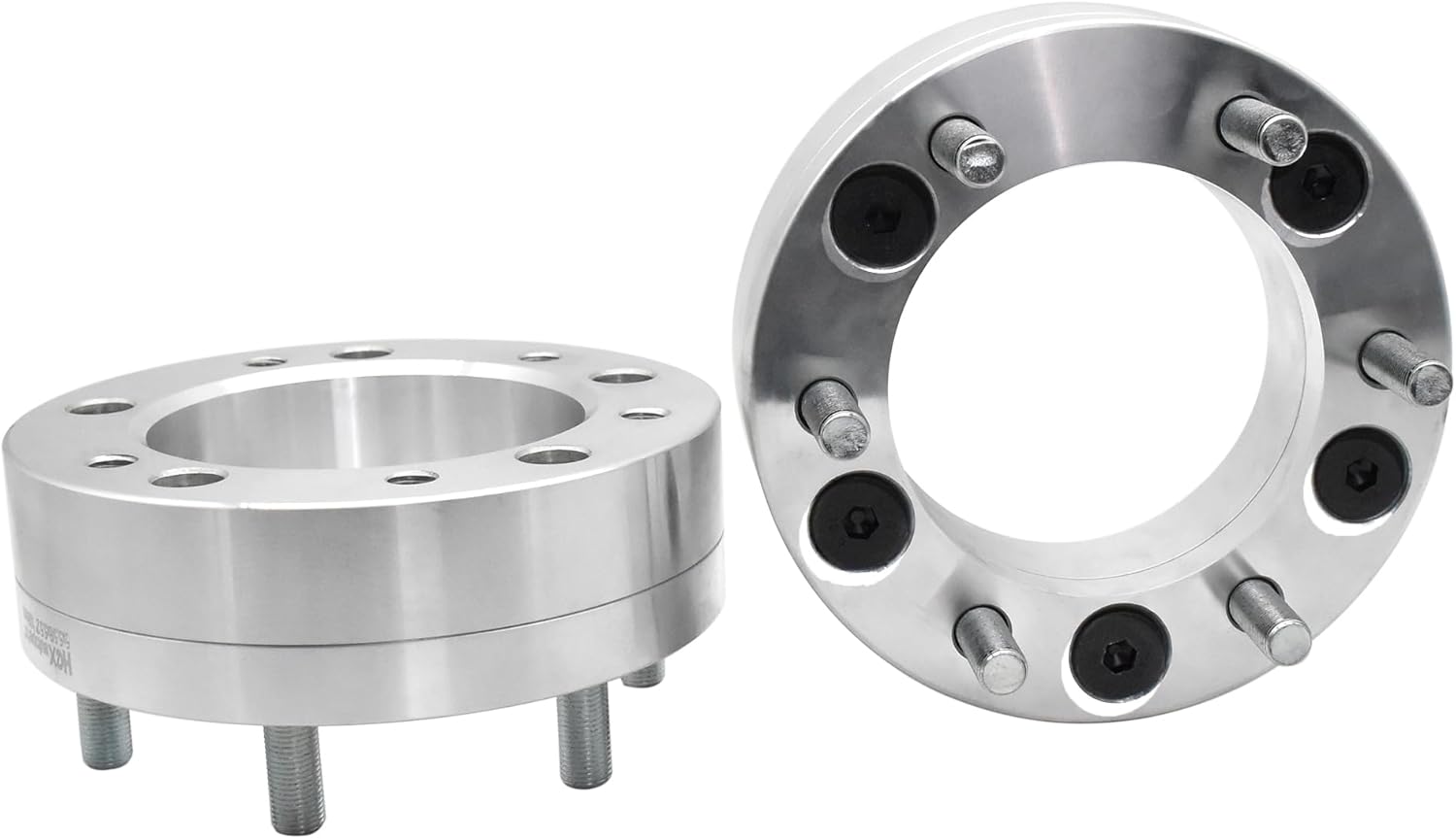 Hex Autoparts Convert 5x5.5 to 6x5.5 (5x139.7mm to 6x139.7mm) Wheel Adapters Spacers 2" with 108mm CB 1/2-20 Studs 4pcs