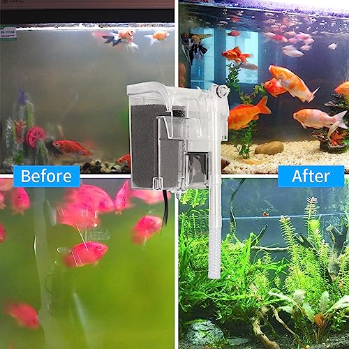 Filtre à suspendre pour aquarium d'eau de mer avec filtration en cascade - 5
