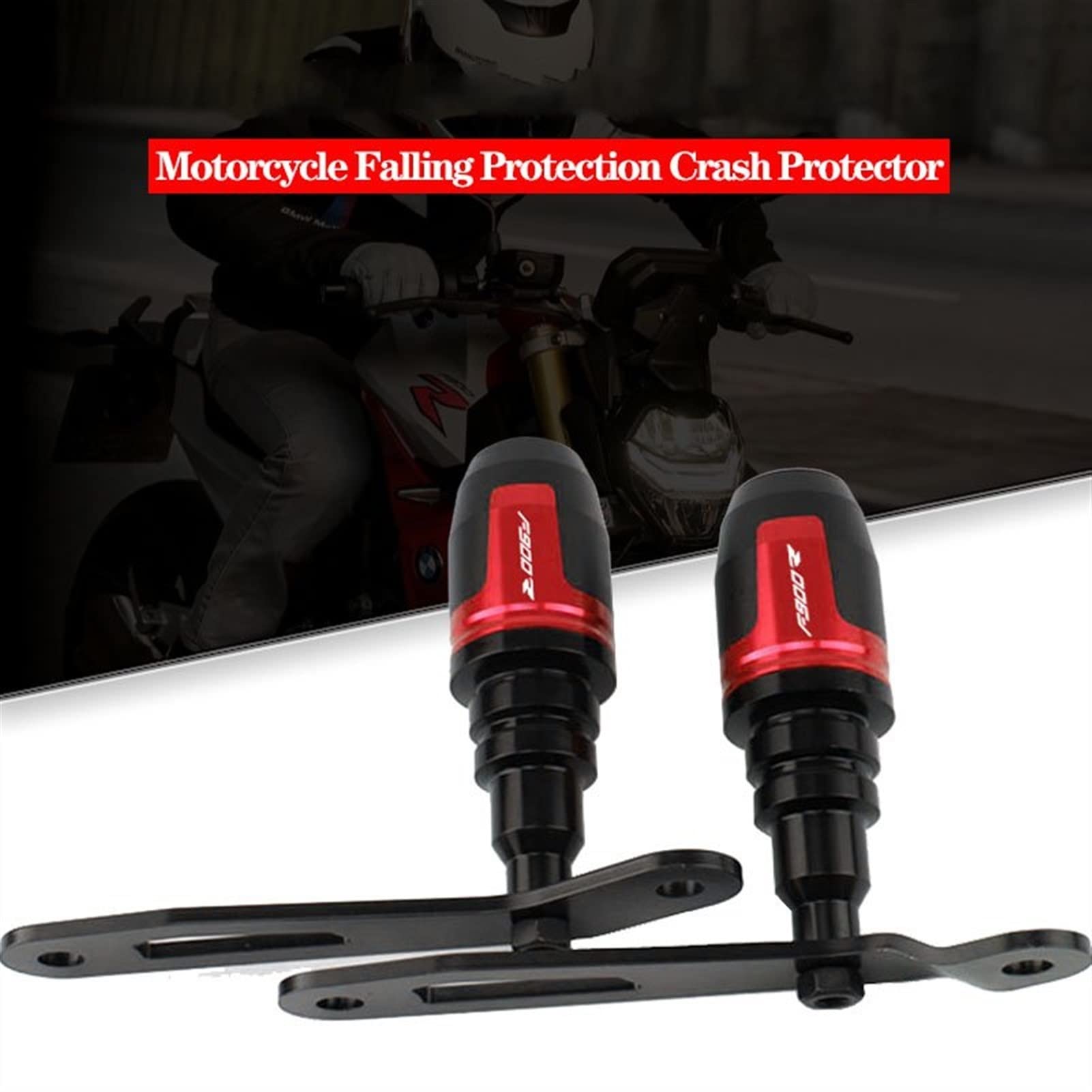 Topes Anticaida Motocicleta Deslizaderas para BMW F900R F 900 F900 R 900R 2020 Topes Anticaida Motocicleta (Color : A)