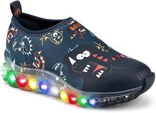Tênis Infantil Bibi Roller Celebration de Luz Azul Estampa Dinossauro