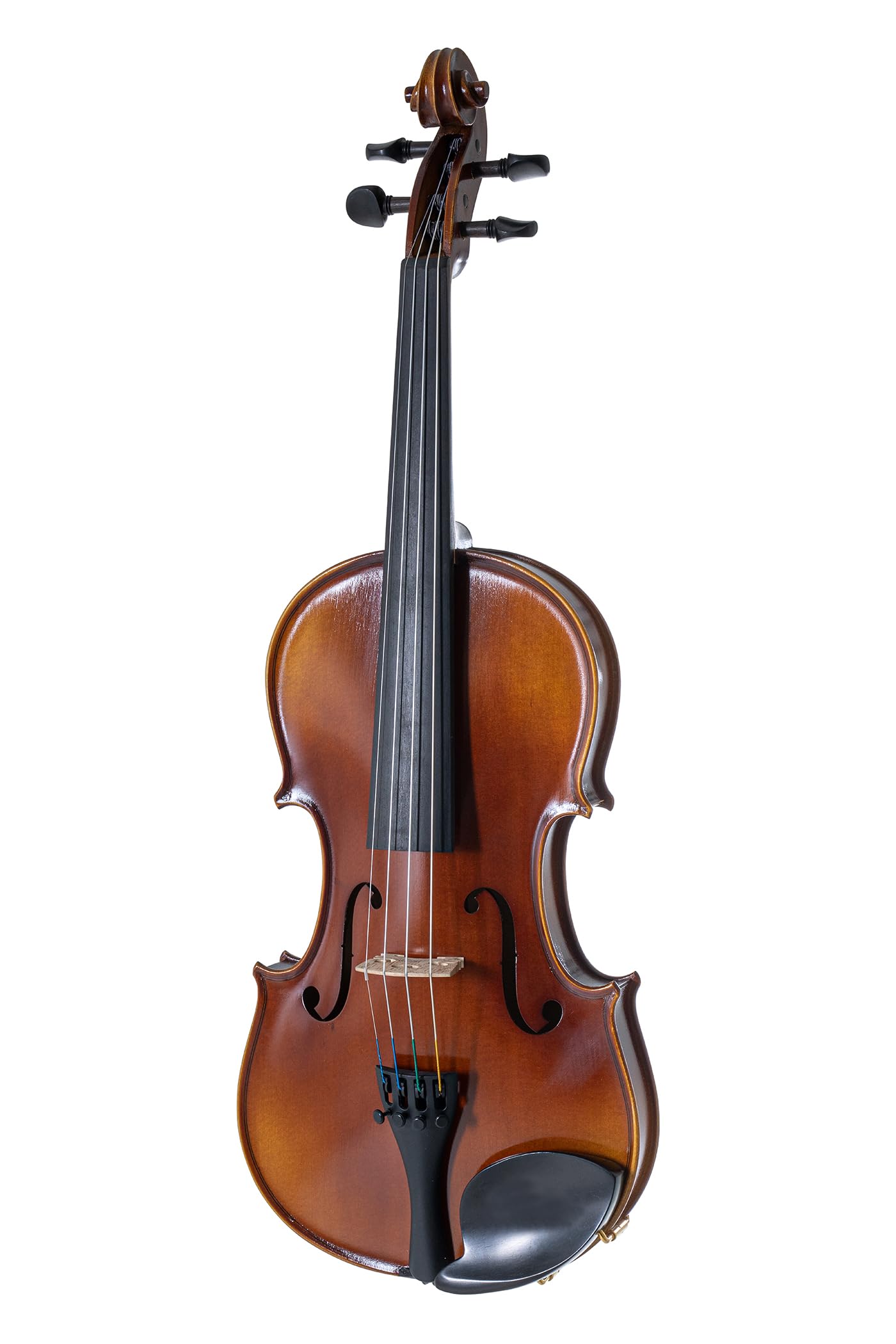 GEWA Conjunto de violín Allegro VL 1 para zurdos – 4/4 listo para tocar, arce europeo macizo y abeto europeo, barnizado a mano, arco de Massaranduba, cuerdas Larsen Aurora, estuche rígido para violín