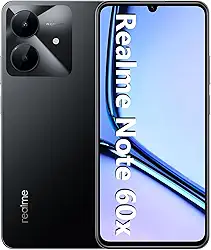Smartphone Realme Note 60x RMX3938 4GB de RAM/ 128GB/Bateria de 5000mAh e tela de 6,74" 90Hz HD/Midnight Black (Preto)