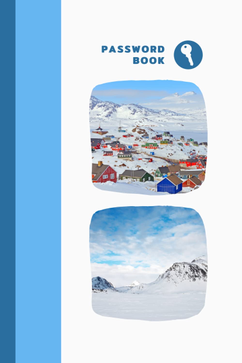 Password book :snow pattern Password Book and Alphabetical Tabs (6X9): snow pattern, Password & Internet Log Book,100 pages, 6X9, personal use , for gifts