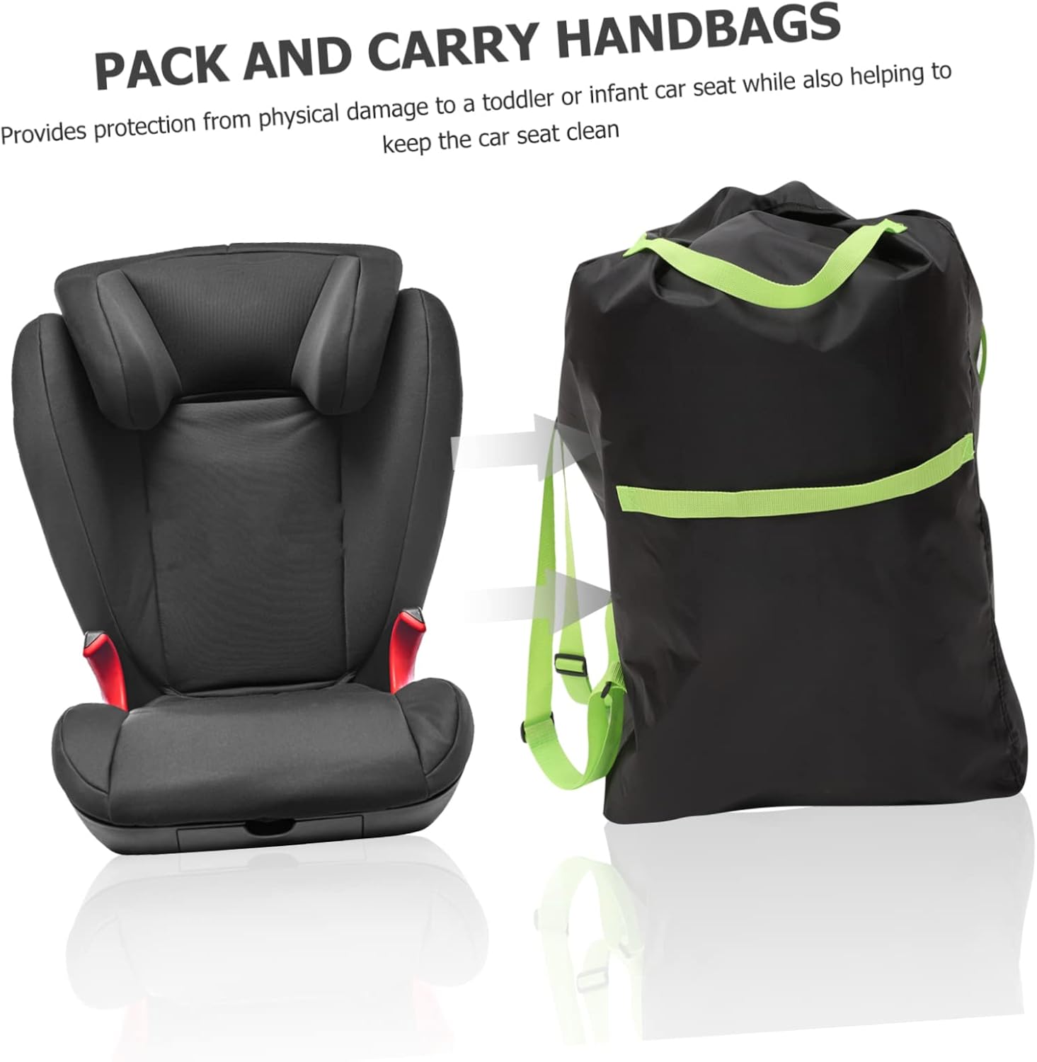Stroller Travel Bag for Airplane Double Stroller Storage Cover Durable Gate Check Bag Easy Access with Inner Pocket Protects Your Stroller During Travel