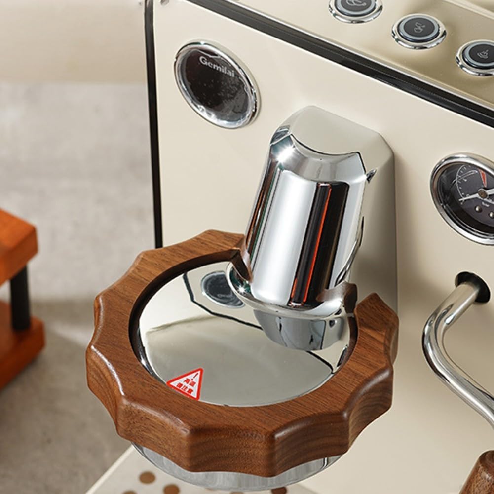 Coffee Machine Solid Wood Anti-Scald Guard For GemiLai 3145 Brew Head And 3006 Steam Knob Decorative Kitchen Accessory Easy Install(3pcs)