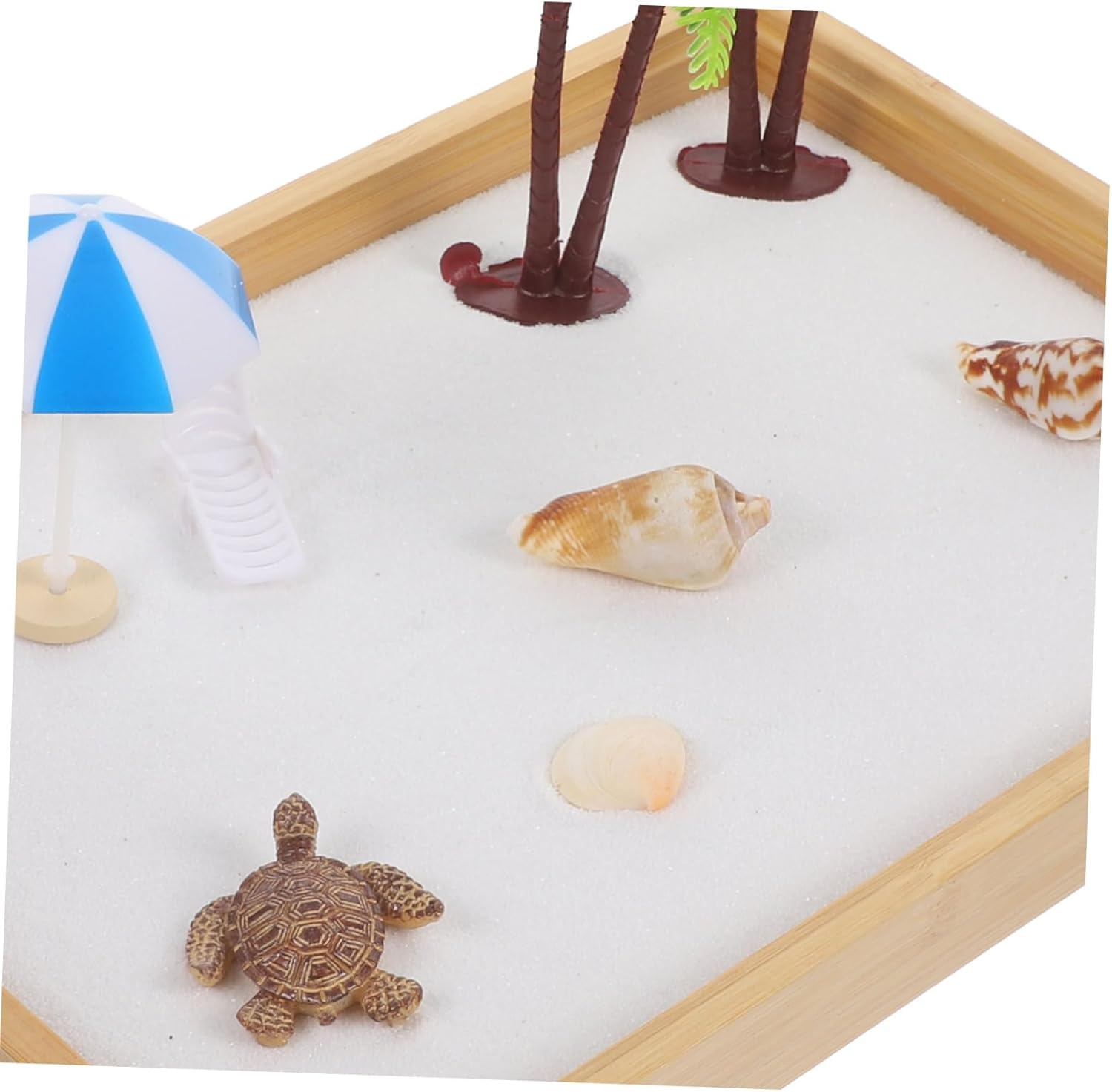 Decorative Ornaments Sand Zen Garden Kit DIY Miniature Landscape Ocean Tray Table Decor