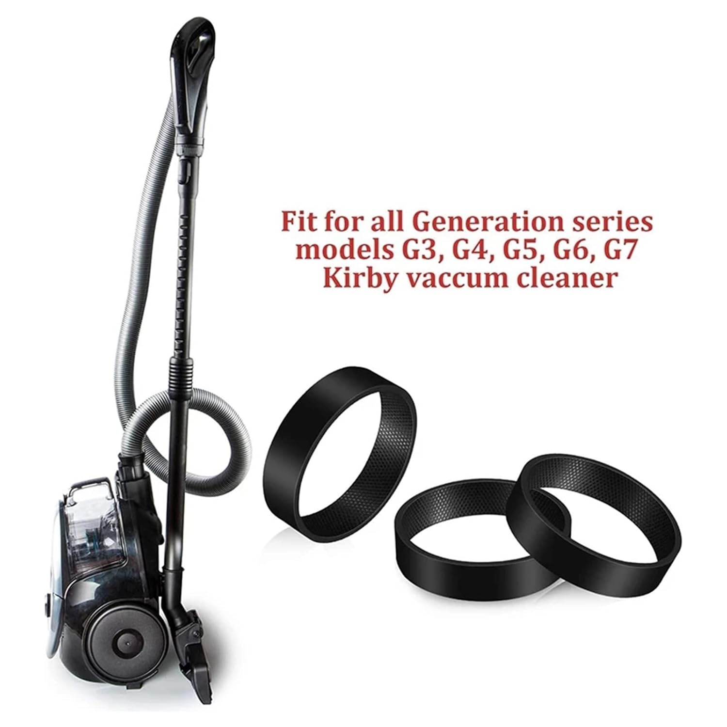 20 Pcs 301291 Vacuum Cleaner Knurled Belts Vacuum Cleaner Replacement Belt for Series Models G3 G4 G5 G6 G7