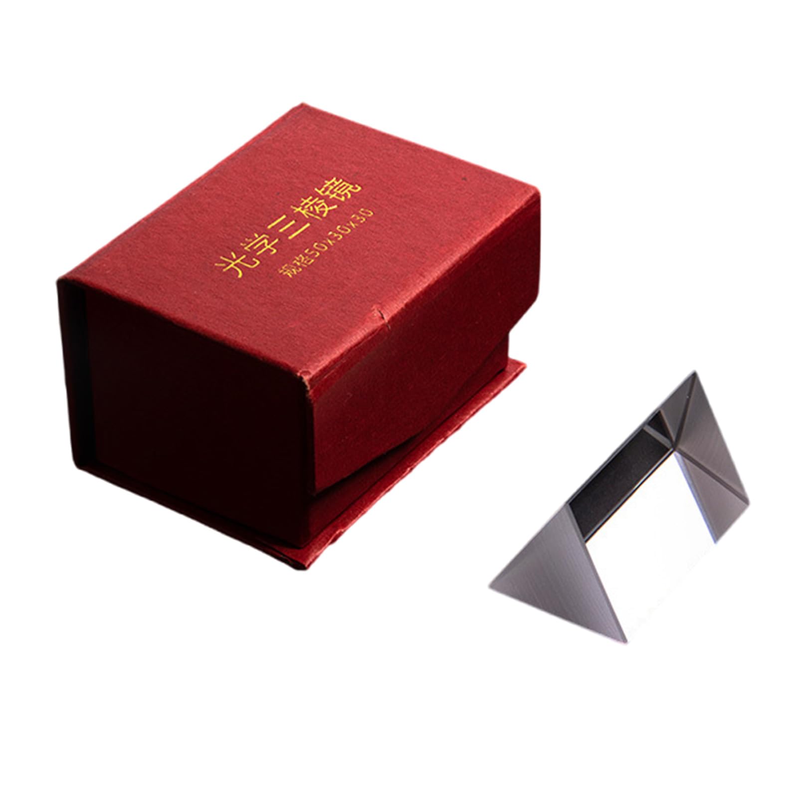 Rainbow Triangular Prism Optical Glass Triangular Prism Triples Prism for Photography Effect Physics Teaching