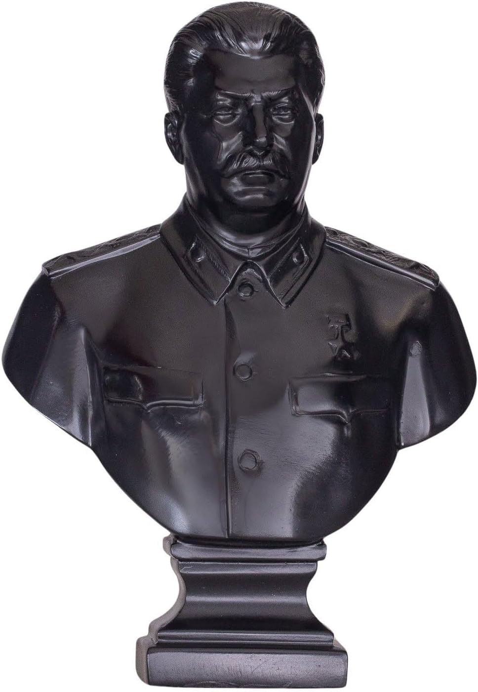 danila-souvenirs Soviet Russian USSR Leader Joseph Stalin Stone Bust Statue Sculpture 9.6'' (24 cm)
