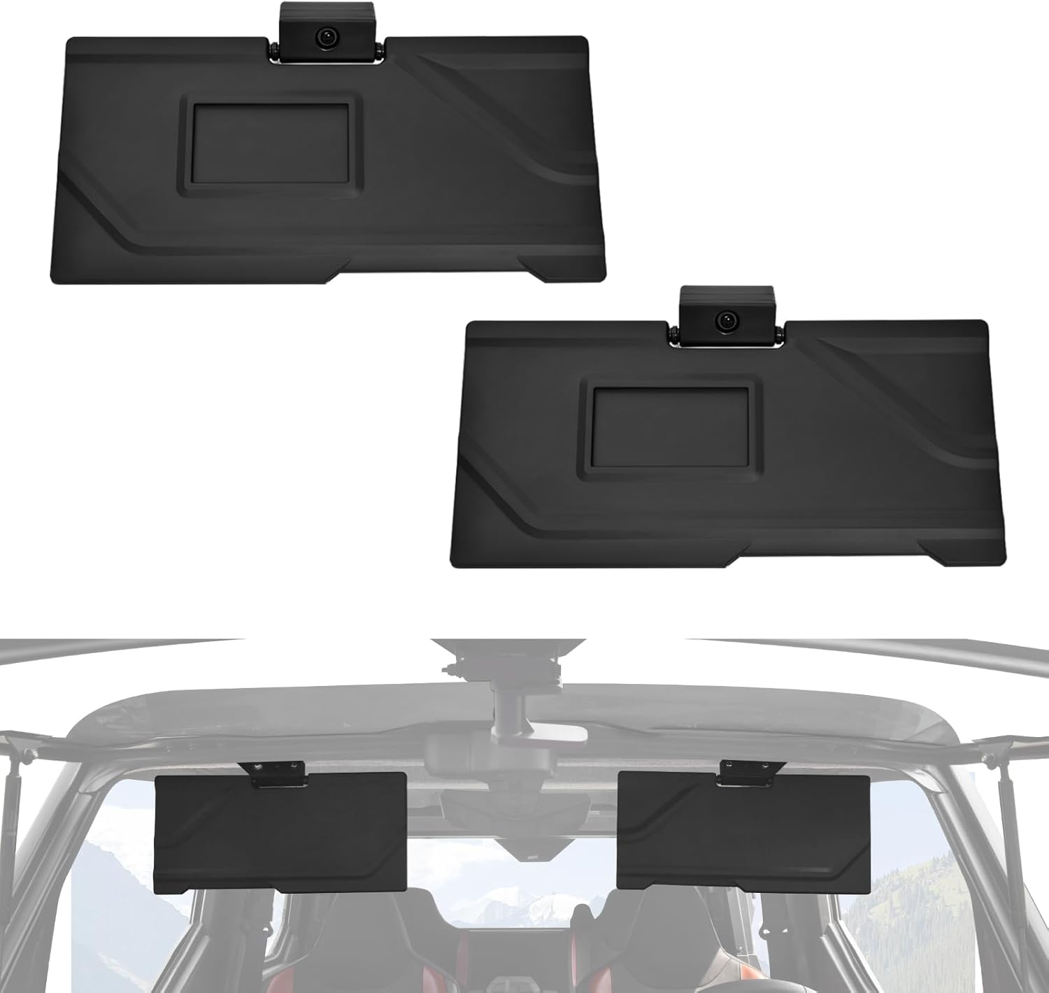 Sun Visor for Polaris Xpedition, 135° Adjustable PP Anti-Glare Sun Protection Visor Extension for Polaris Xpedition XP/XP 5/ADV/ADV 5 2024 2025 Accessories, Replace OEM #2891239