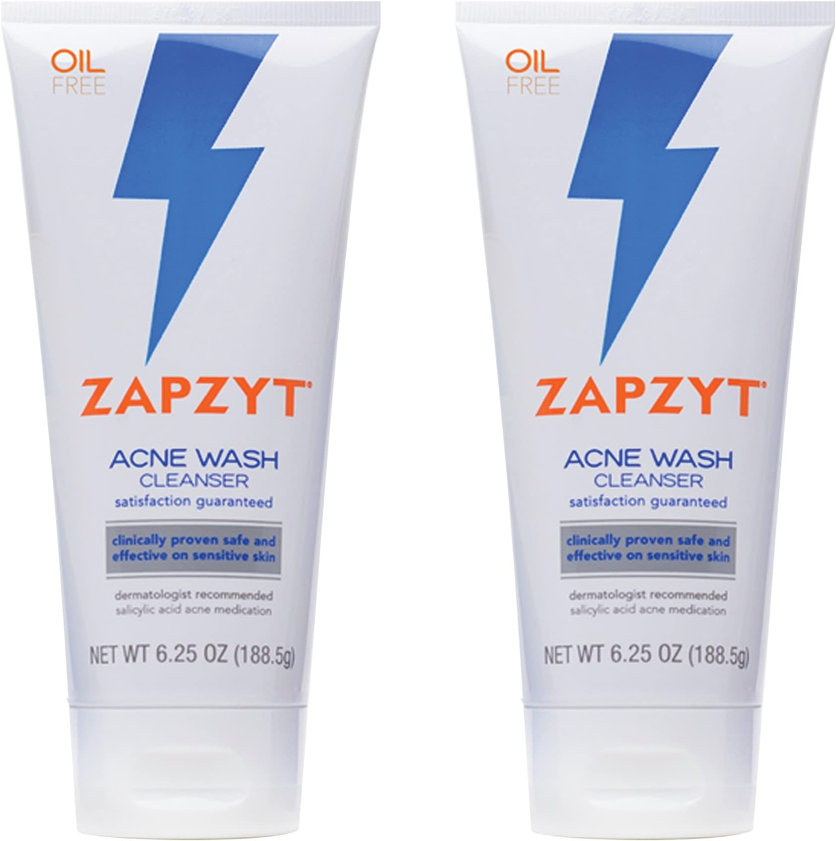 Zapzyt Acne Wash, 6.25oz, 2 pk
