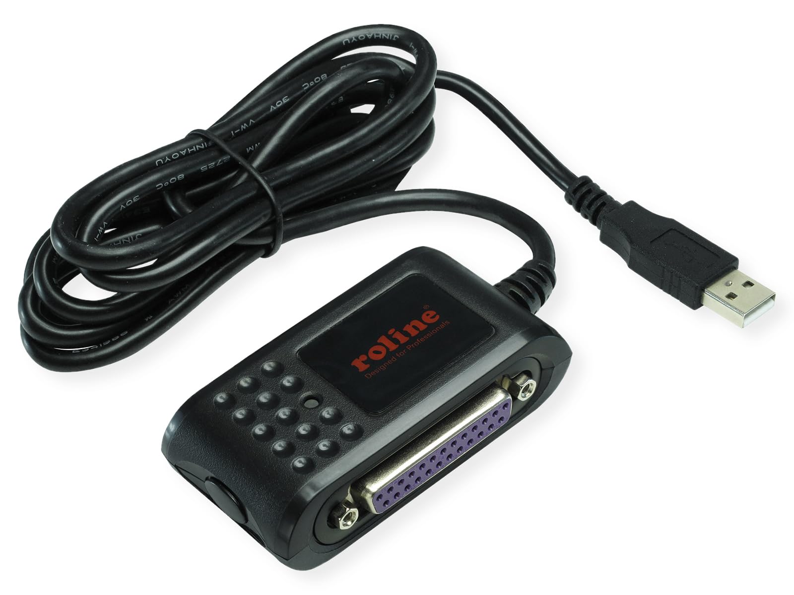 ROLINE USB/Parallel Converter + Serial DB9 ST + DB25 BU