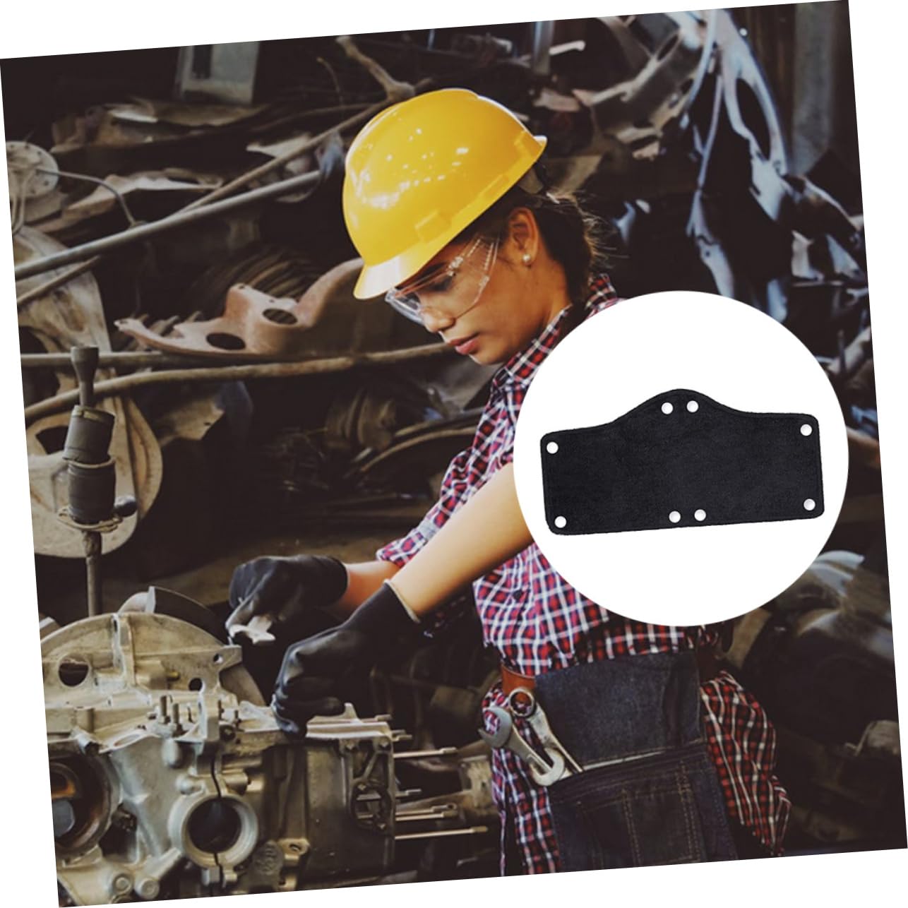 ABOOFAN 3 Sätze Sicherheitshelmzubehör Sicherheitshelm Schweißband Schweißabsorbierendes Band Kappen Arbeitsmütze Schweißband Aufkleber Helm-schweißband Helmfutter Polyester 12 Stück * 3