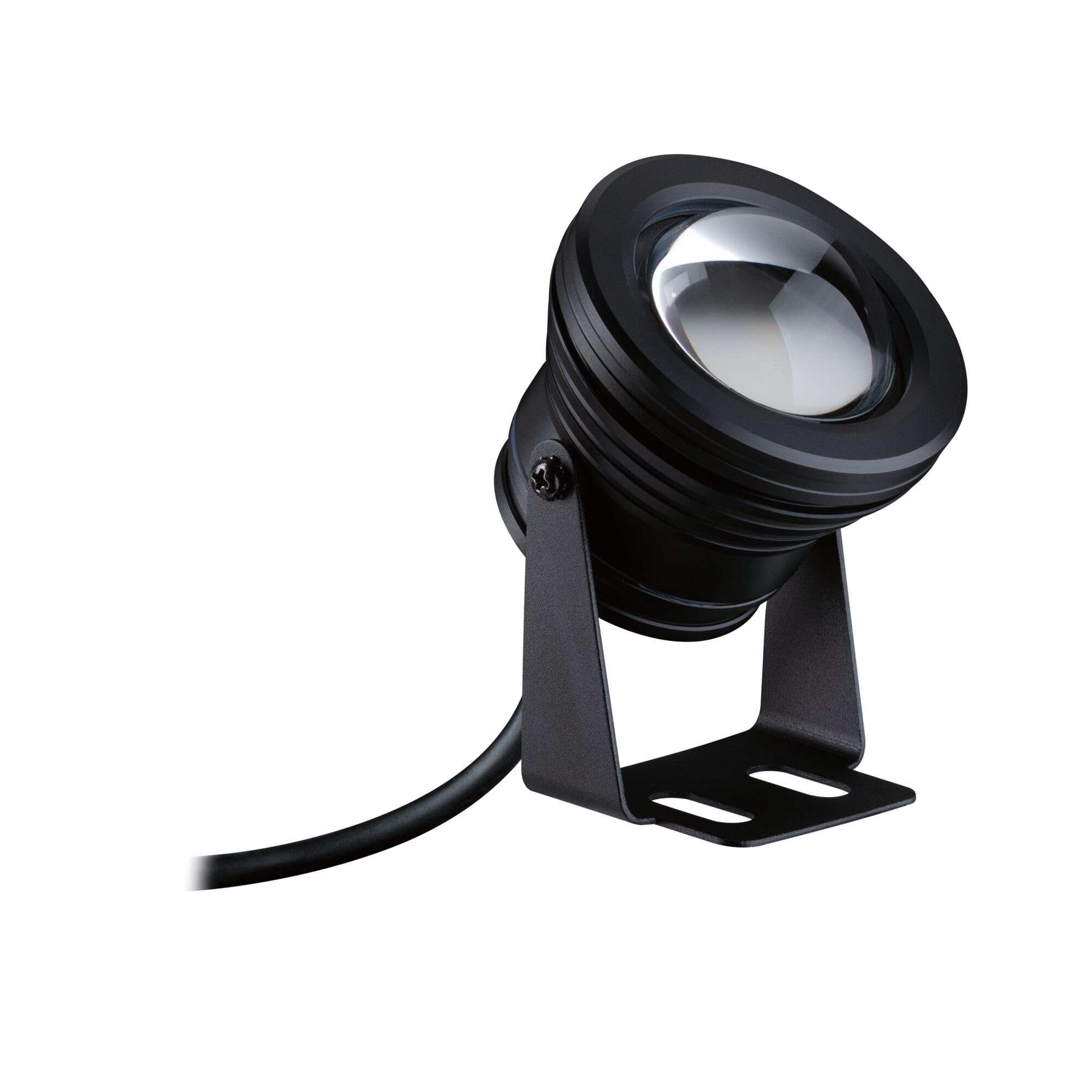 Paulmann 94559 Plug & Shine LED Luminaire d'extérieur Spot Luminaire pour bassin IP68 avec 1x5 W dimmable Blanc chaud Noir Aluminium 3000 K
