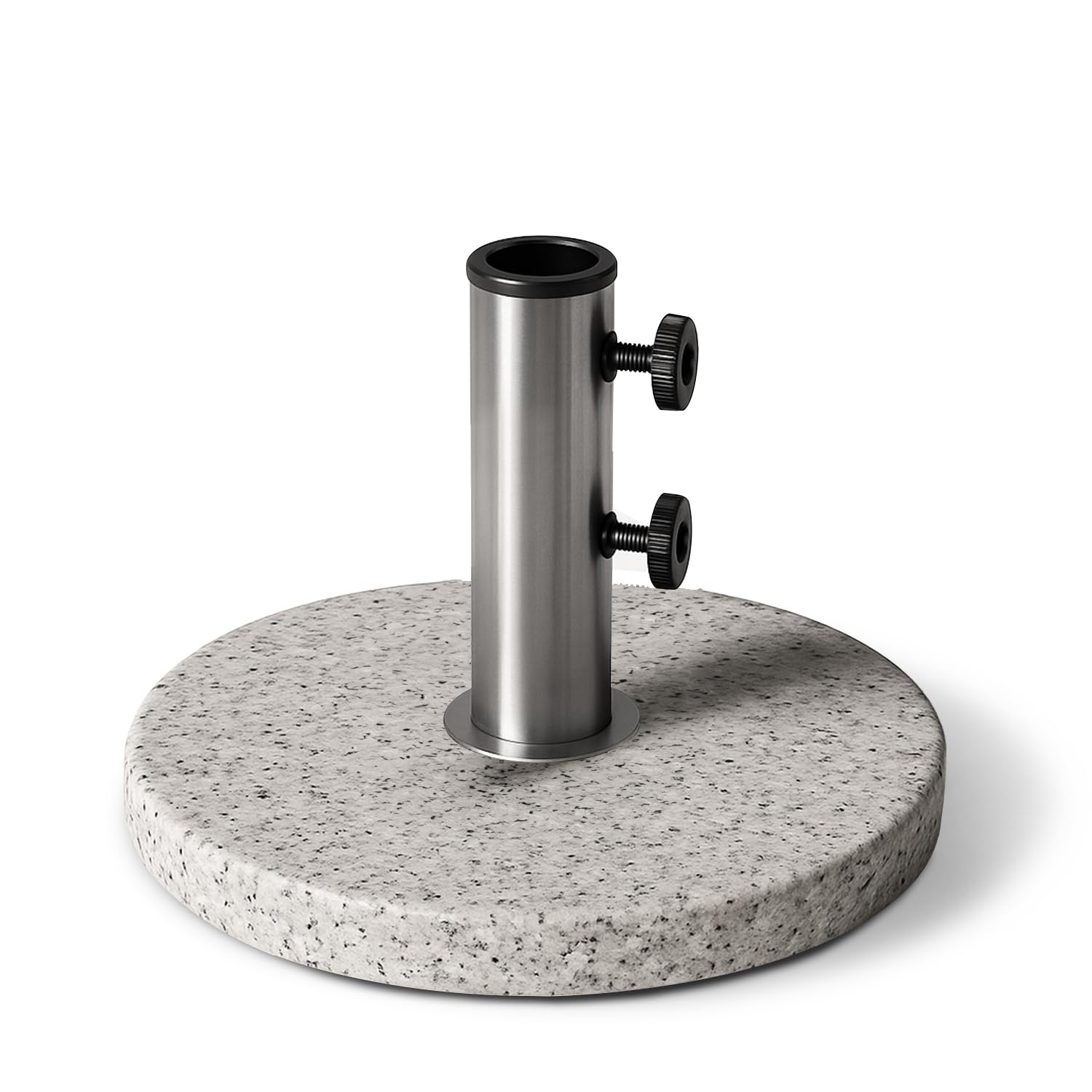KEPLIN Parasol Base Stand 9kg, Heavy Duty Granite Patio Umbrella Holder for Garden Outdoor Furniture, Canopy, Gazebo, Awning