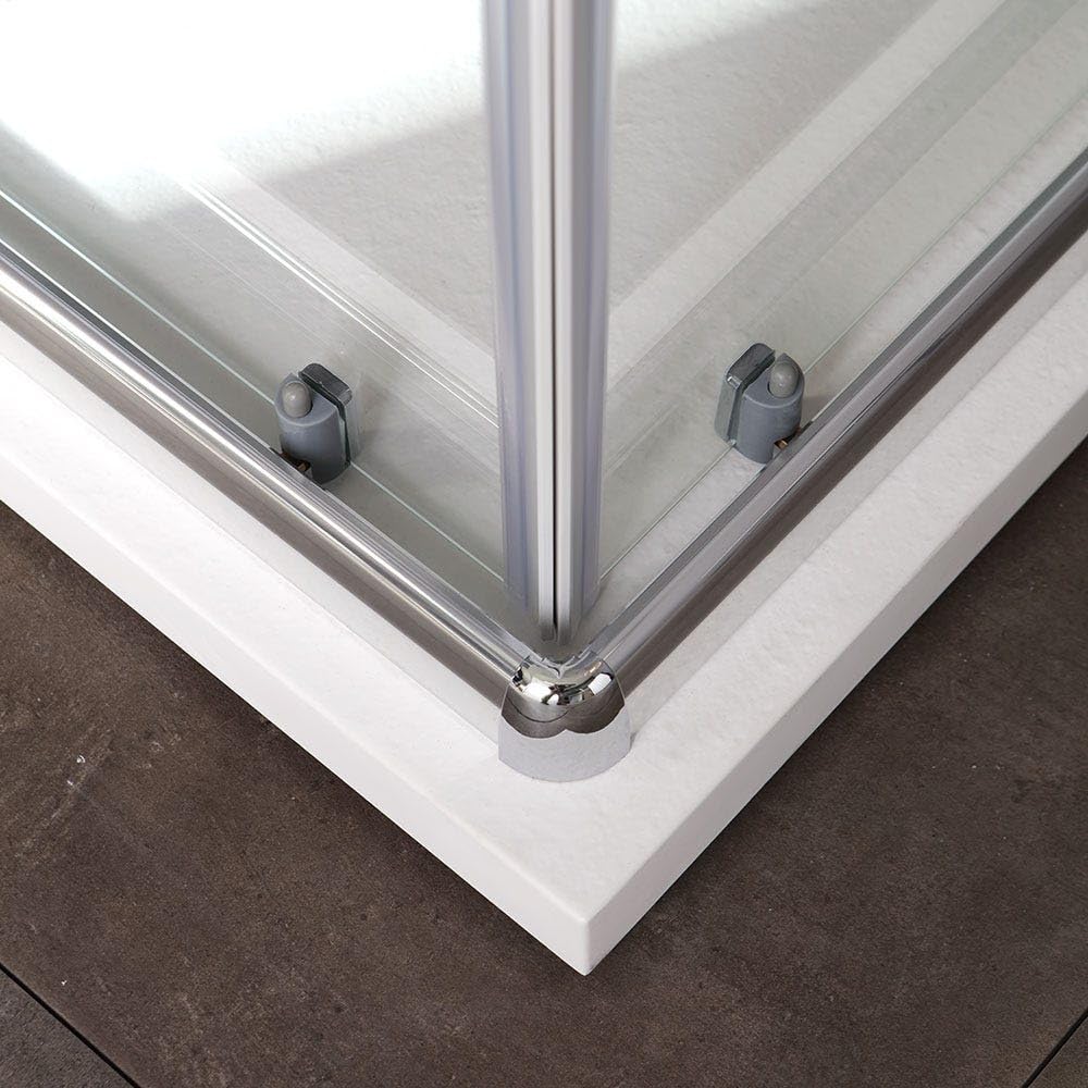 Kiamami Valentina - Box Doccia 80X80 Economico Con Cristallo Da 4 Mm | Luna