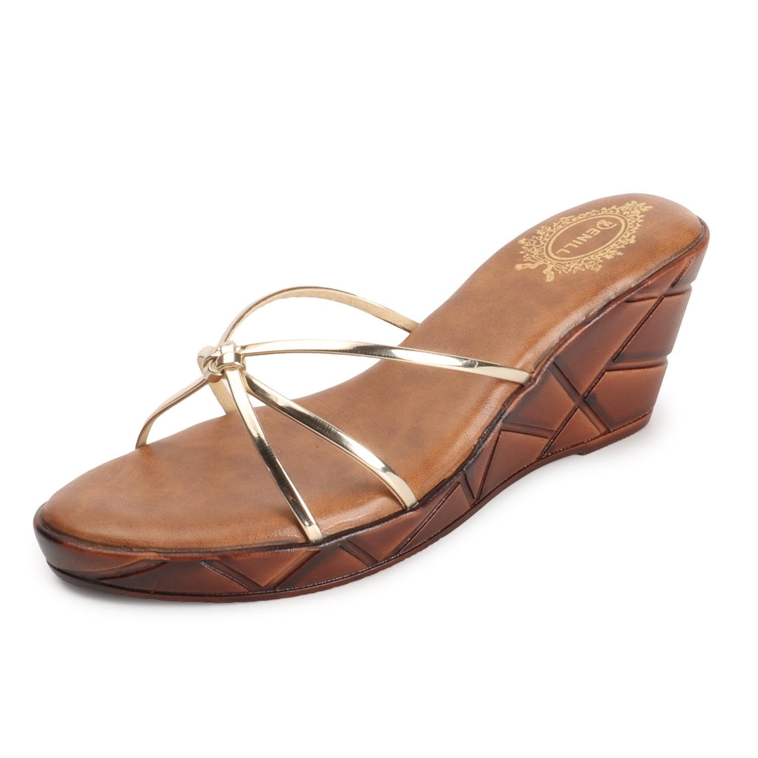 See full amazon price history chart for Denill Women Wedge Heel Fashion Sandal (Gold) Uk-5 Denill Women Wedge Heel Fashion Sandal (Gold) Uk-5 (B0CWDD46JQ) Amazon Price History, Amazon Price Tracker