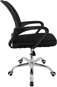 Cadeira Escritorio Tok Giratória Baixa Preta 95x59,5x49cm : Amazon