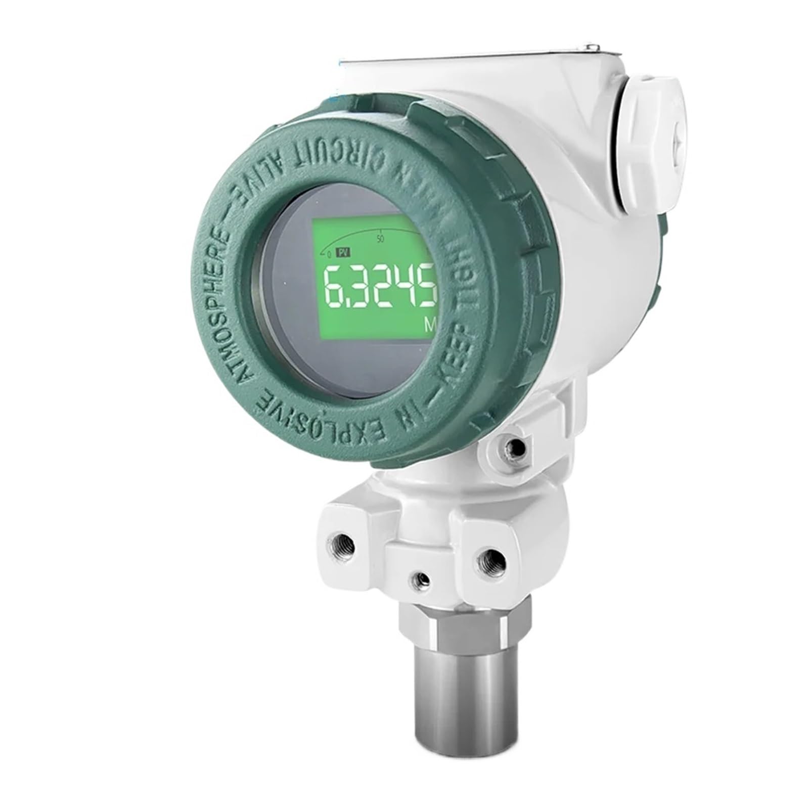 BALYDLUL Digital Pressure Sensor -100KPA to 100MPA Liquid Pressure Transducer with 4-20mA 0-5V 0-10V RS485(M20-1.5,0-0.6Mpa)