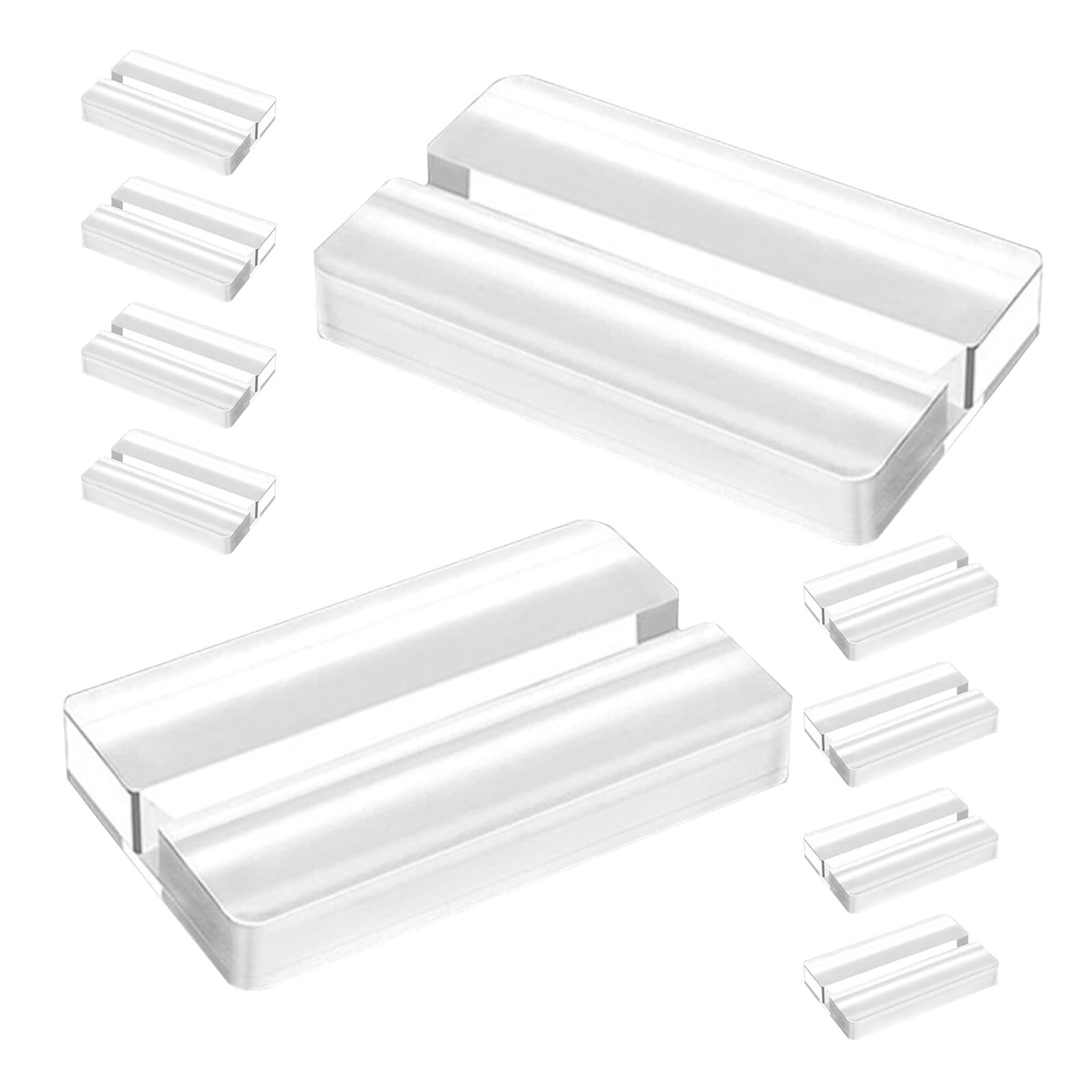 10stücke Acryl Kartenhalter Tischkartenhalter aus Acrylglas Kartenständer für Platzkarten Tischnummernhalter Transparente Kartenhalter für Ausstellungen und Büros