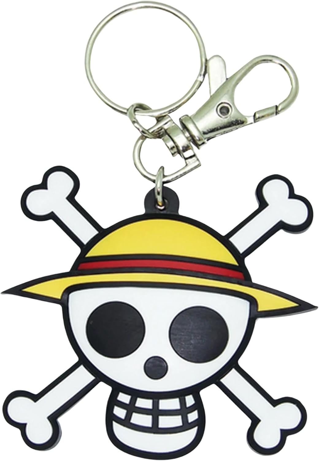 One Piece Skull Logo DieCut Keyring Amazon.co.uk Fashion