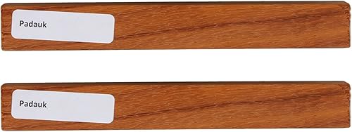 Miniatura 2 de DCT Padauk - Juego de 2 espacios en blanco para torneado de madera, 34 x 34 x 6 pulgadas, espacios en blanco de madera para torneado, lapiceros de