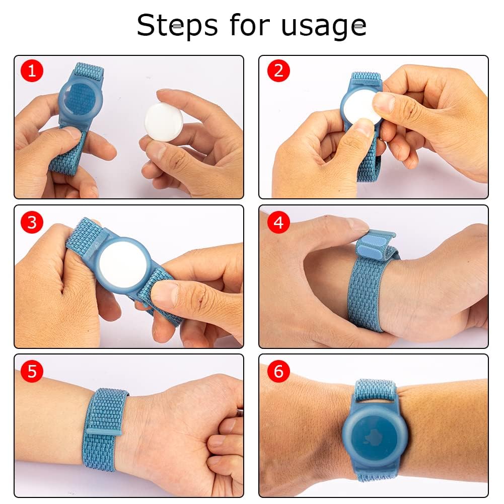 Pulsera Niño,Pulsera Cinturón de Seguridad Cadena de Muñeca Antipérdida Pulseras Nailon Pulseras Identificativa para Niños Pequeños