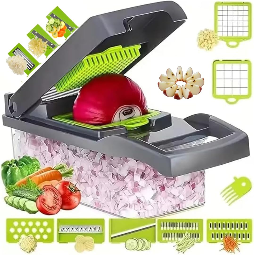 Vegetalizador multifunción 16 en 1 con contenedor miniatura 1