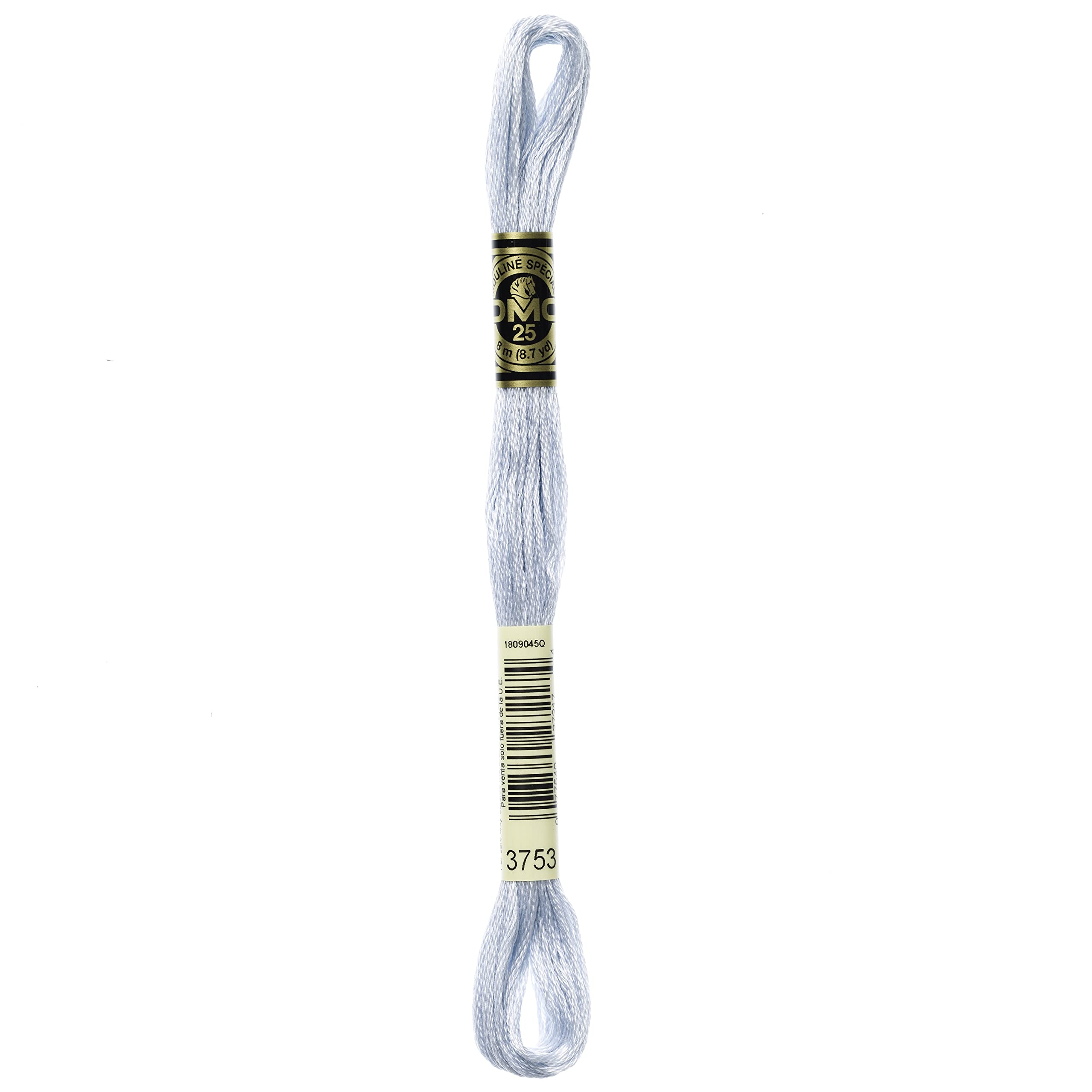 DMC 6-Strand Embroidery Cotton Floss, Ultra Very Light Antique Blue