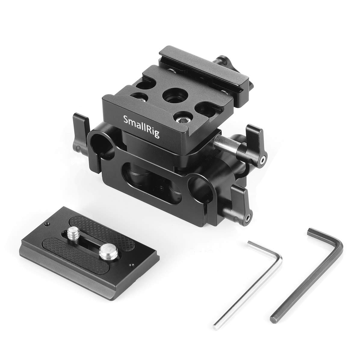 SMALLRIG Base Plate Sistema di Supporto per Guide Universali da 15 mm Piastra di Base - 2272B