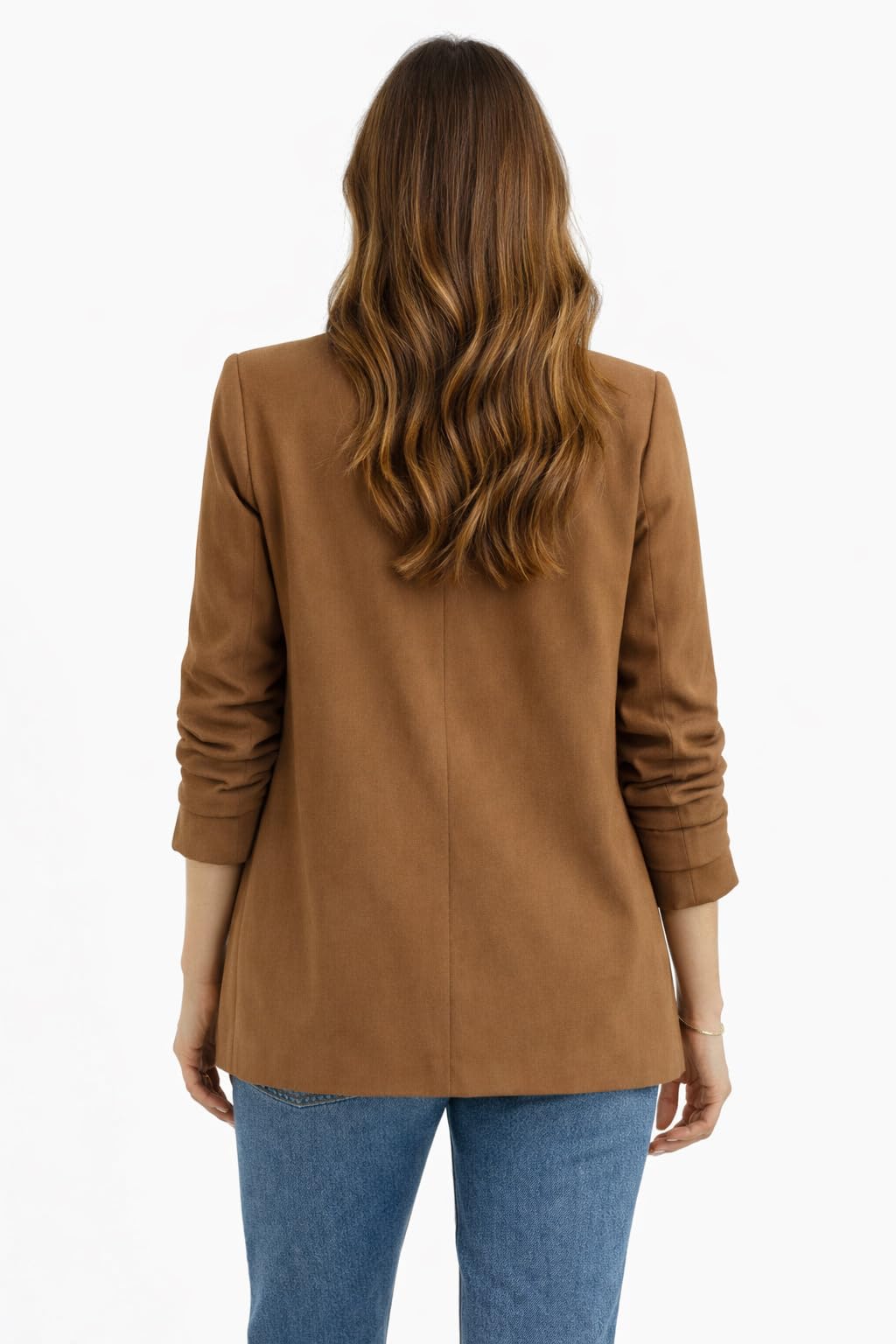 Veste,Blazer,Colore Singolo, Manico a 3/4