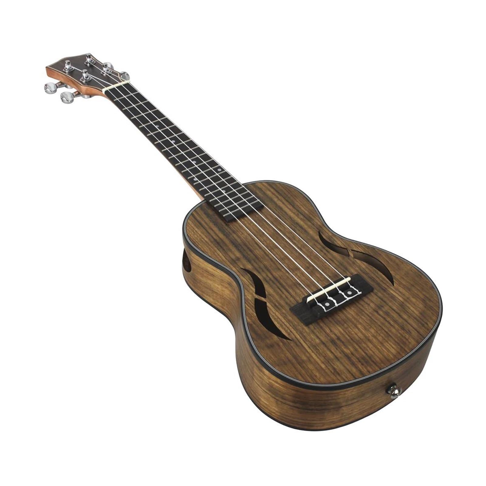 Ukulele Per Adulti Ukulele A 4 Corde In Noce Da 23 Pollici Con Capotasto E Plettri Per Accordatore(UK2360)
