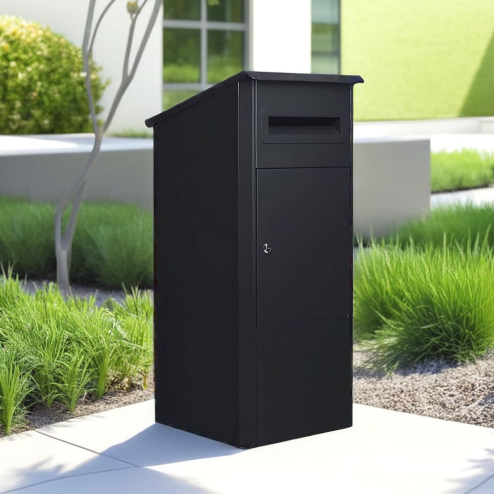 Multi Topbox - XXL - Paketbriefkasten - Briefkasten - Paketbox - 5* Zylinderschloss - Mit Brieföffnung - Große Pakete