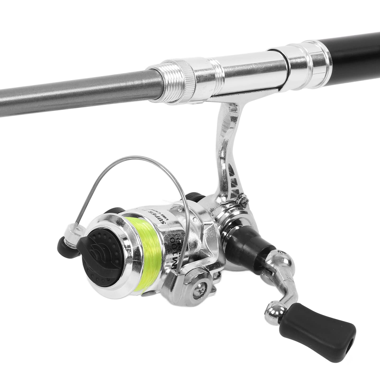 Canna da pesca retrattile tascabile con canna da pesca a forma di mini penna portatile con ruota mulinello ideale per gli appassionati di pesca all'aperto