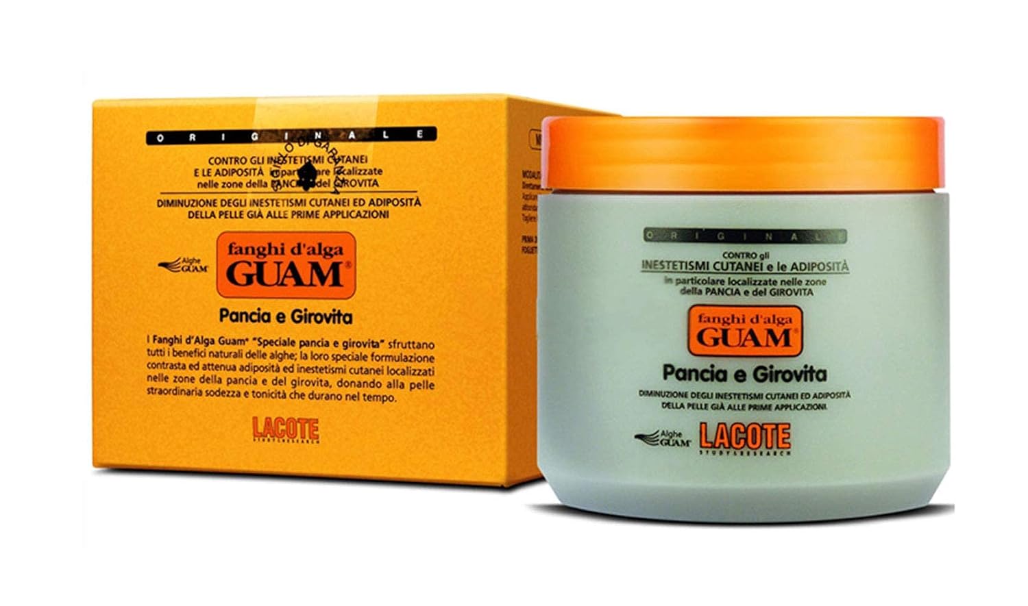 Guam TUMMY and WAIST Seaweed Stomach Wraps with Caffeine, Loose Skin Tightening for Stomach, Belly Fat Burner 1.1LB Beauty