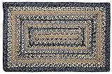 IHF Home Decor River Shale Rectangle Jute Braided Area Rug | 20' x 30' Indoor Outdoor Kitchen Accent...