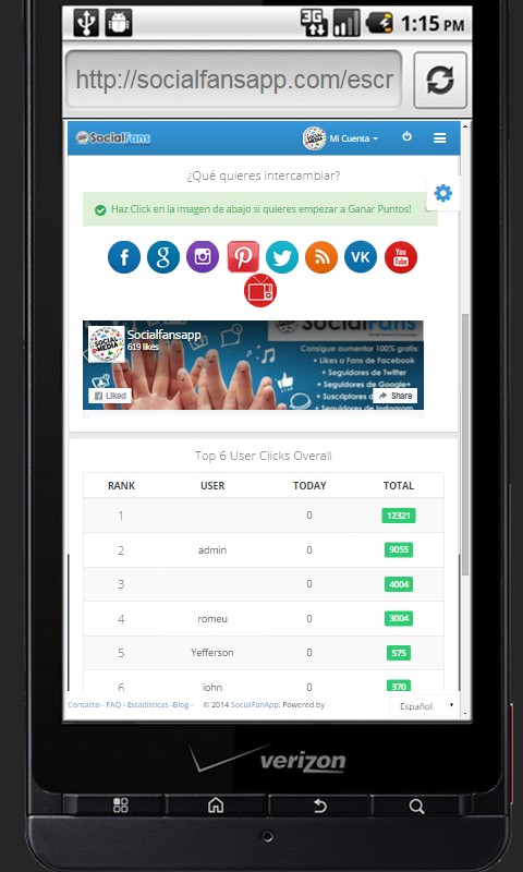 Social Fans Social Fans App - App on Amazon Appstore