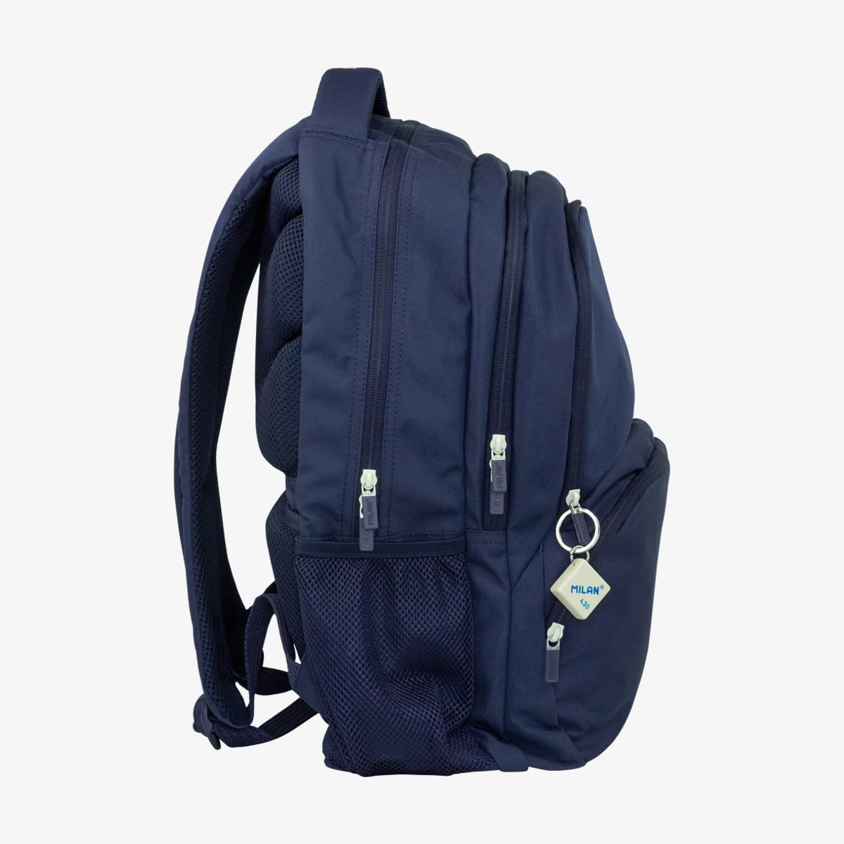 MOCHILA ESCOLAR 4 CREMALLERAS (25L) SERIE 1918, AZUL MARINO MILAN