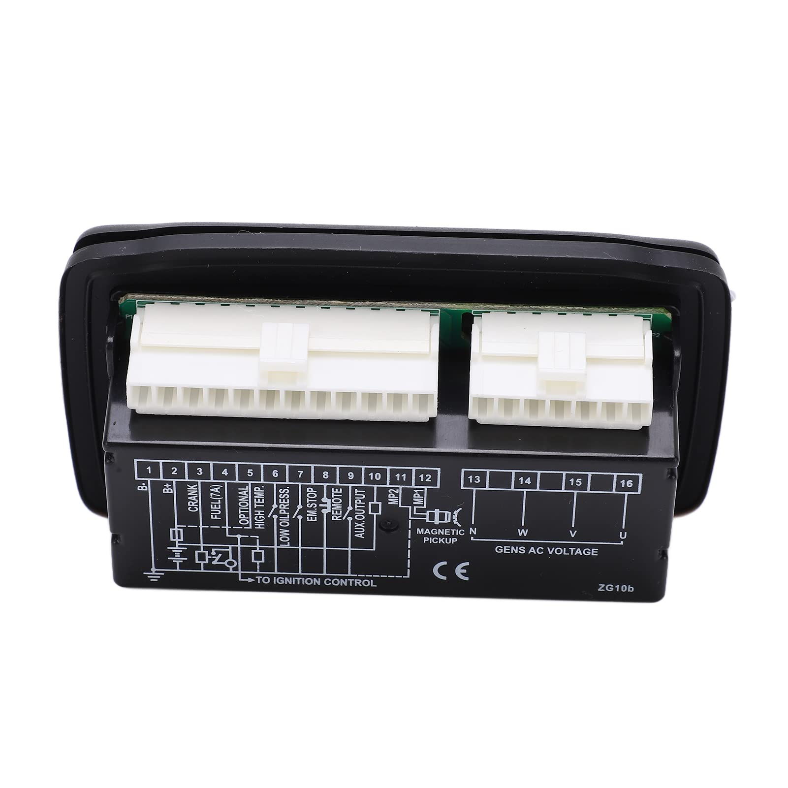 linxiaojix Controller del Gruppo elettrogeno, Display Digitale a LED del Controller del Gruppo elettrogeno con avviamento Automatico a Struttura modulare per Piccola Benzina