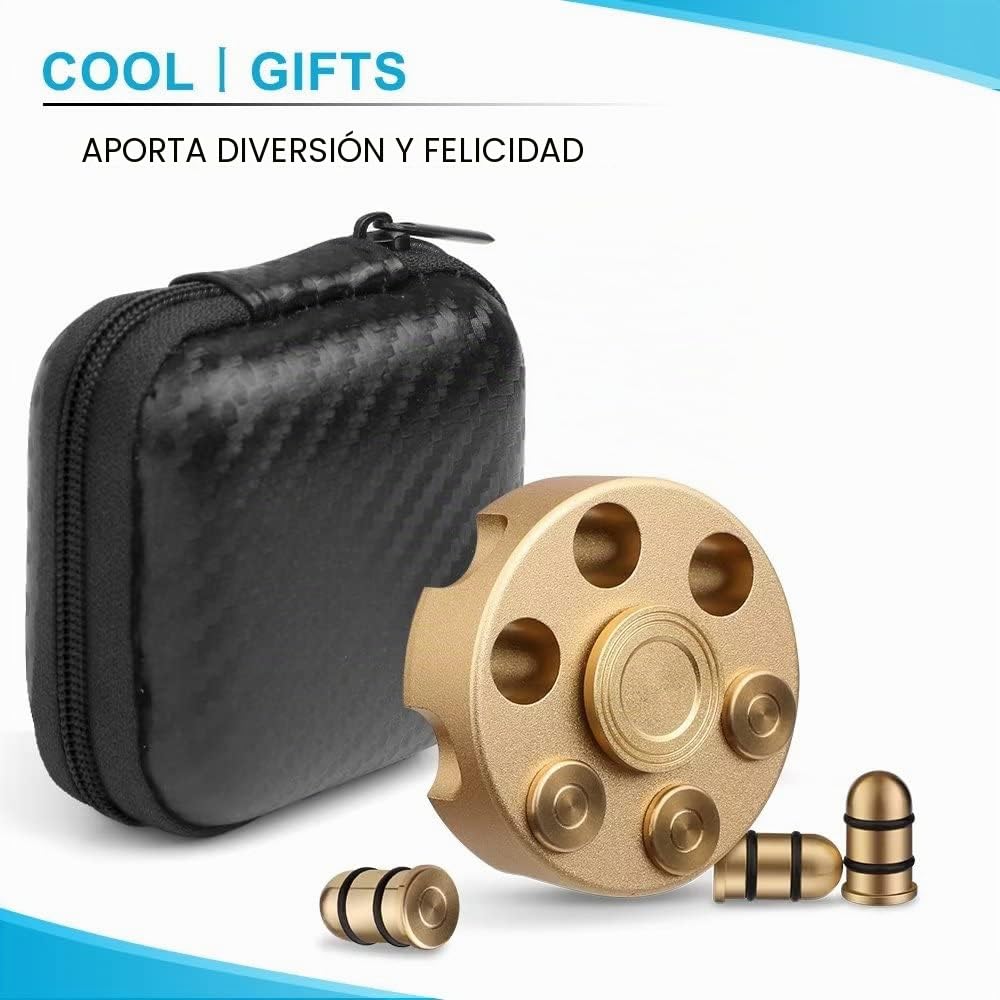 Fidget Spinner, Juguetes sensoriales de Mesa de Metal de Punta de Dedo, Regalos de cumpleaños para Adultos y niños, rotadores de Dedos, Juguetes para aliviar el estrés y la ansiedad