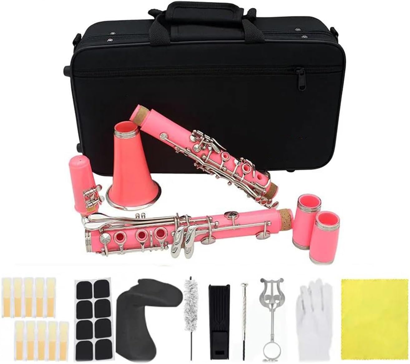 Clarinet Musical Instruments Bb17 Key Pink Clarinet Professional B Flat Clarinet For Beginners Clarinet Accessories
