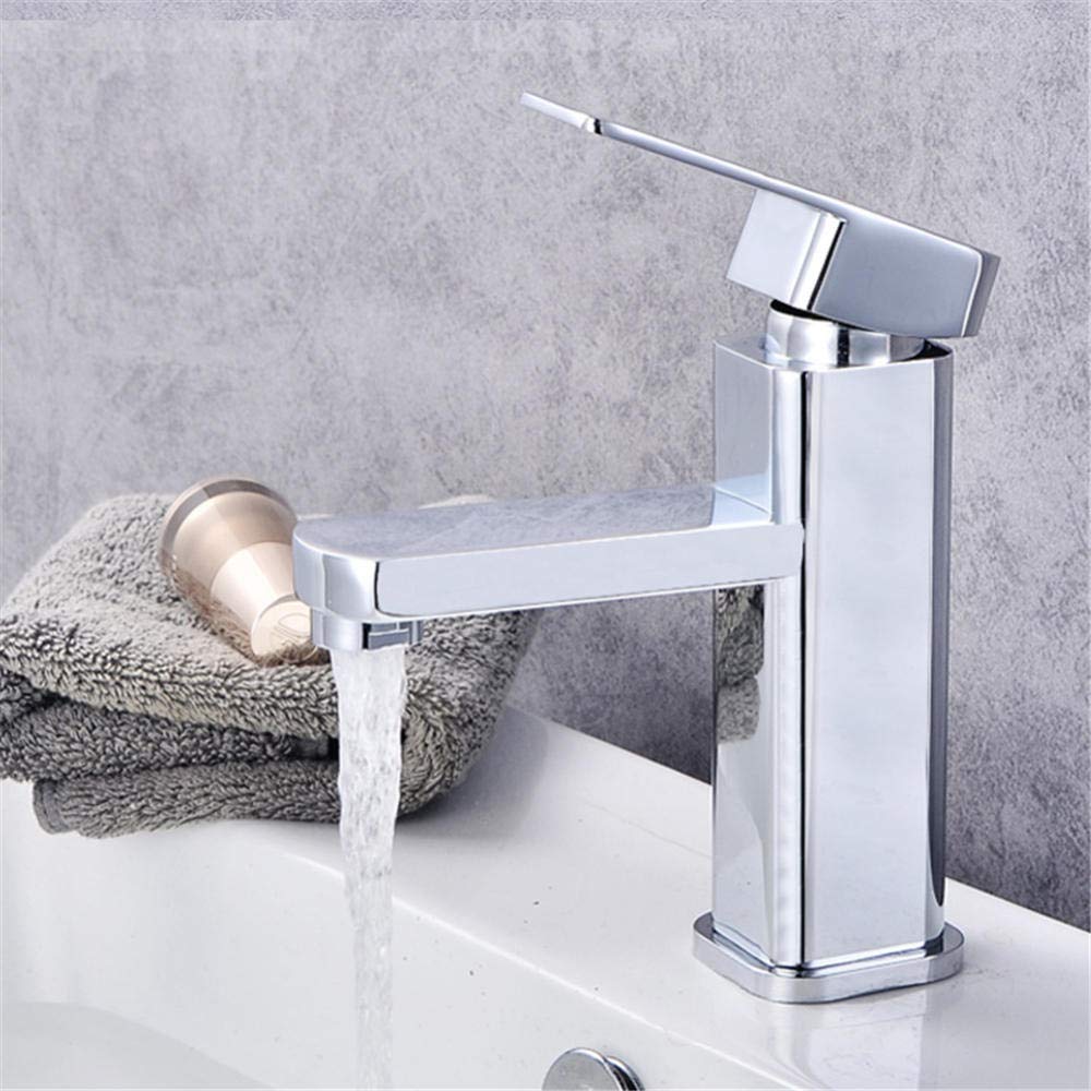 Robinet lavabo à économie d’eau doté d'une cartouche céramique durable