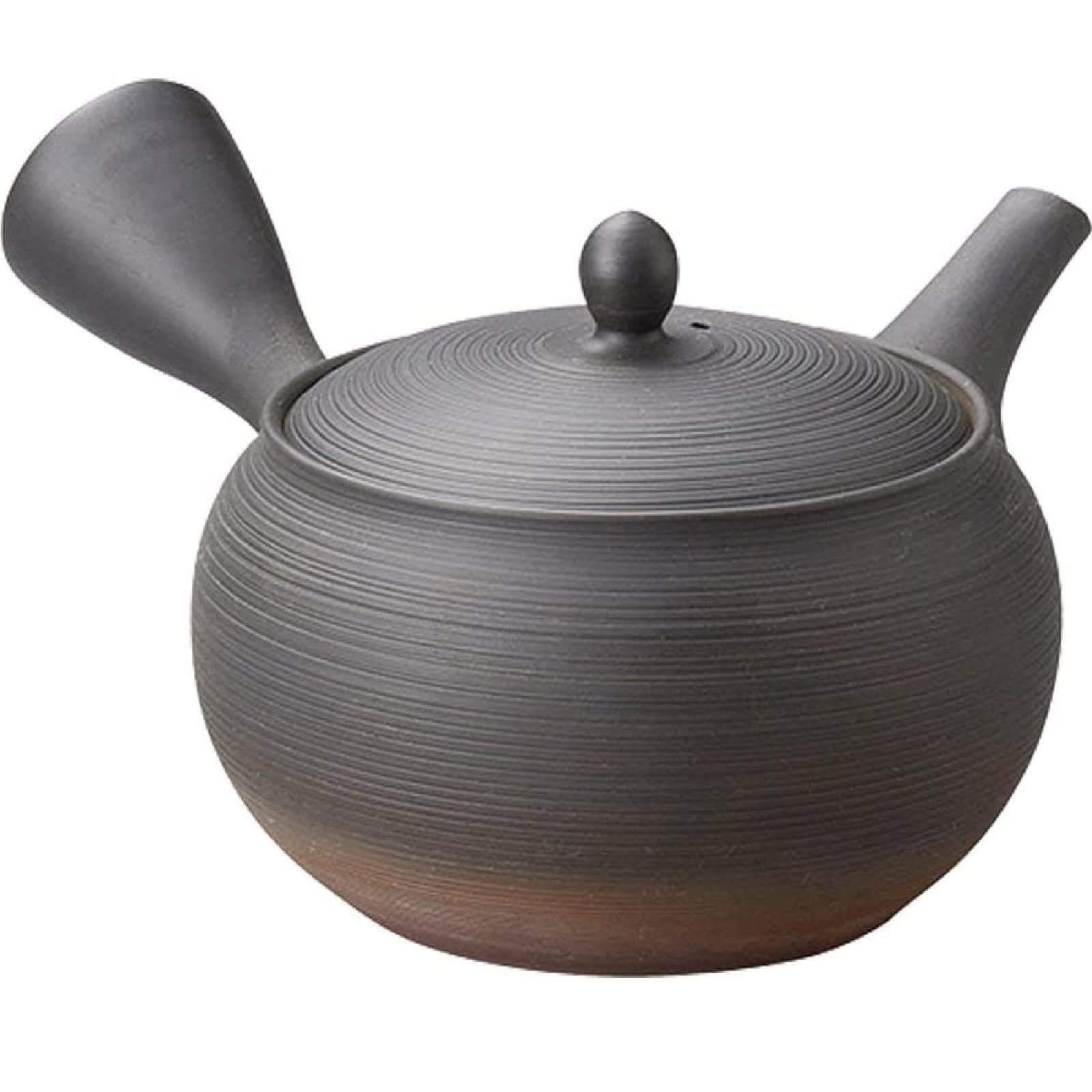 Amazon | 常滑焼 茶っきり急須 玉光作 火窯変線段茶っ切り急須（セラ 