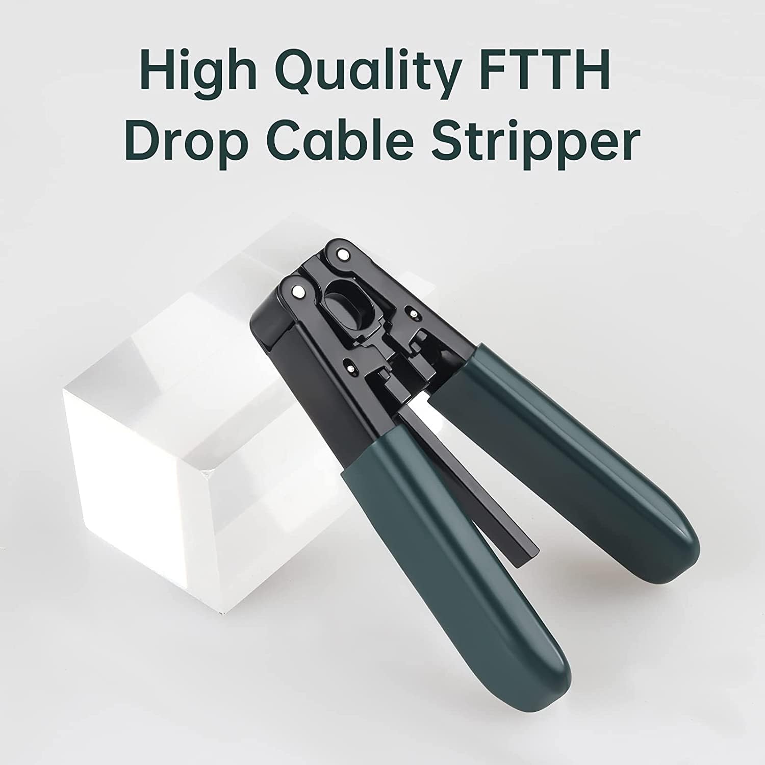 5 Pack Fiber Optic Drop Cable Stripper for 3.0 mm x 2.0 mm FTTH Drop Cables,Stripping Plier for Rubber-insulated Optical Cable