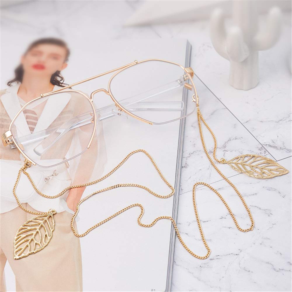 Sonnenbrillen-Kette, Brillenband, Ms. Ms Brillen und Sonnenbrillen Halsband Tether Brillenkette Anti-Rutsch-Ketten verloren
