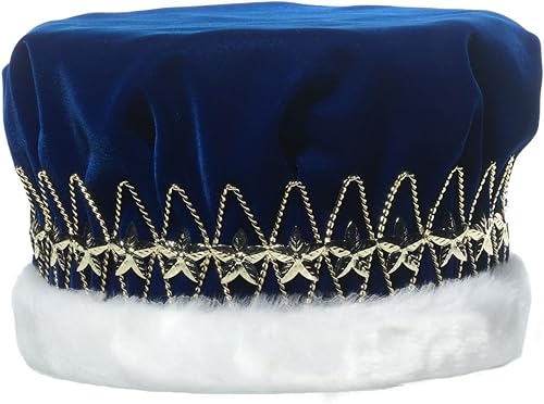 Miniatura 5 de Anderson's Majestic - Coronas de terciopelo King con banda de estrella, 6 pulgadas, corona para hombre, baile de graduación, regreso a casa, realeza