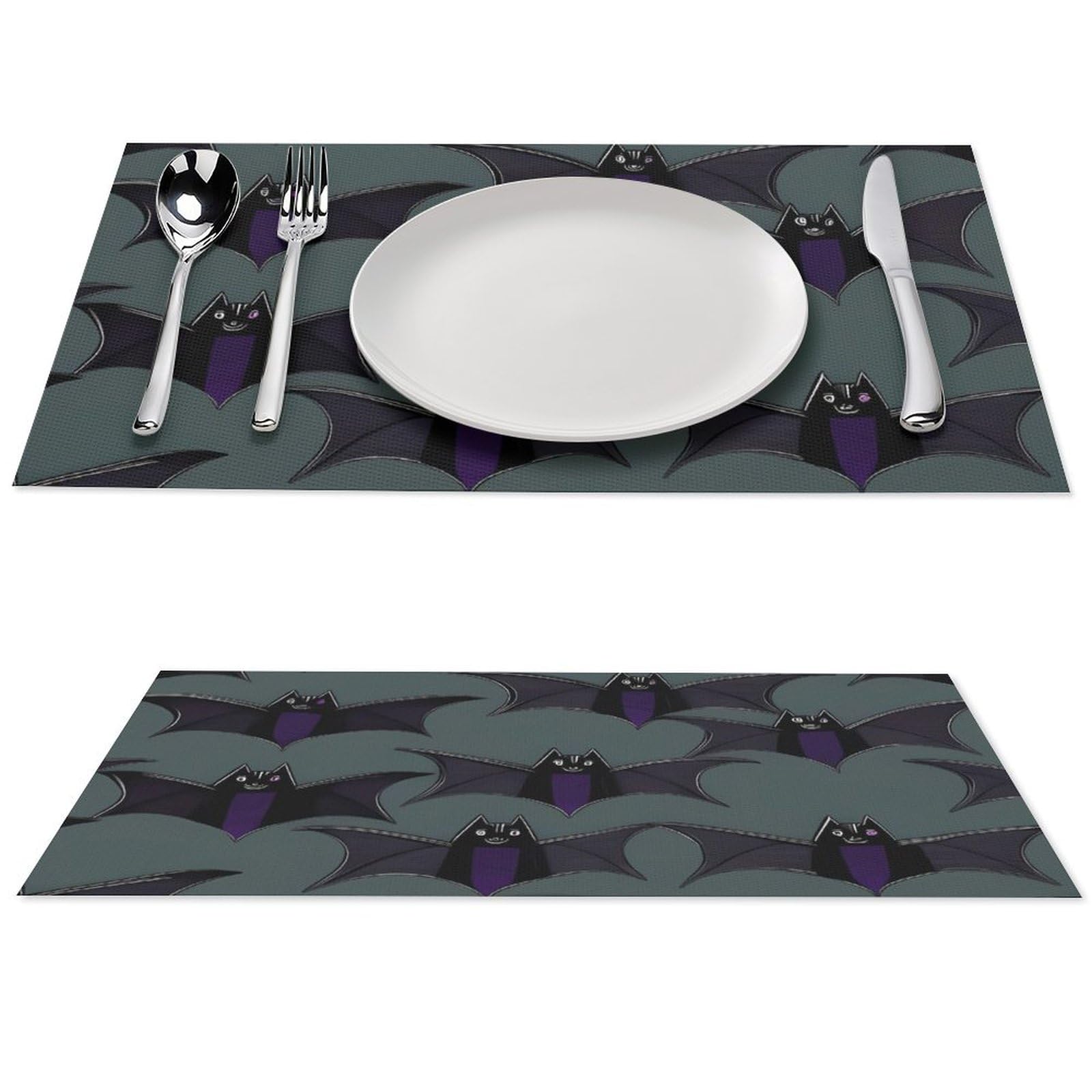 Set de table PVC antidérapant lavable lot de 2 pour restaurant et cuisine